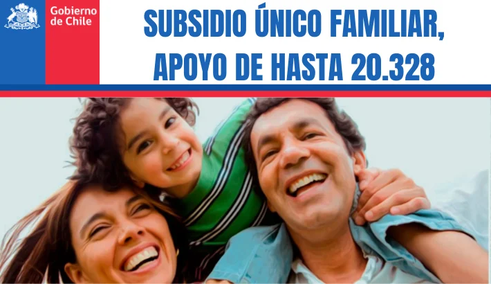 Subsidio único familiar, apoyo de hasta 20.328
